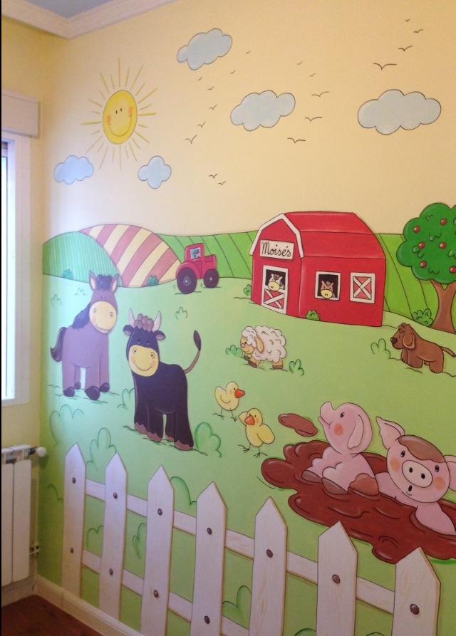murales bonitos y baratos para niños